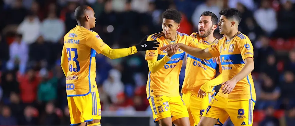 football 2024 liga mx tigres celebration