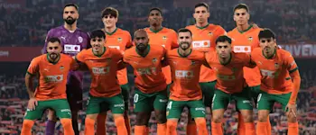 football 2024 spain liga ea sport valencia away prematch team photo