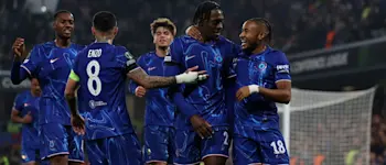 football 2024 conference league chelsea goal celebration