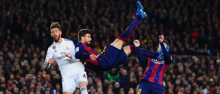 r football el clasico ramos pique