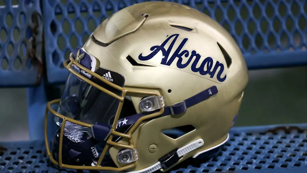 Akron Football Helmet