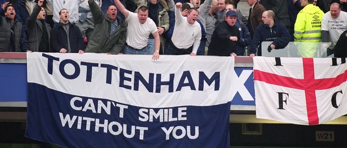 r football premier league spurs fans