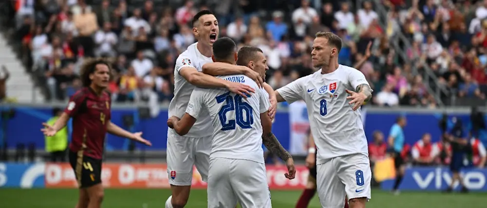 football international euro2024 slovakia goal celebration