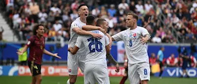 football international euro2024 slovakia goal celebration
