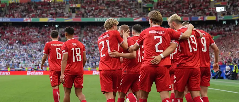 football international euro2024 denmark celebration
