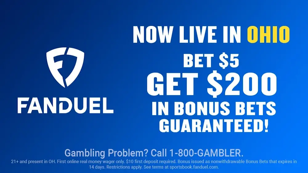FanDuel Ohio, Bet $5, Get $200