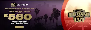 BetMGM $560 Super Bowl