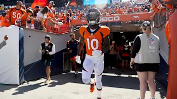 Jerry Jeudy Broncos Out of the Tunnel