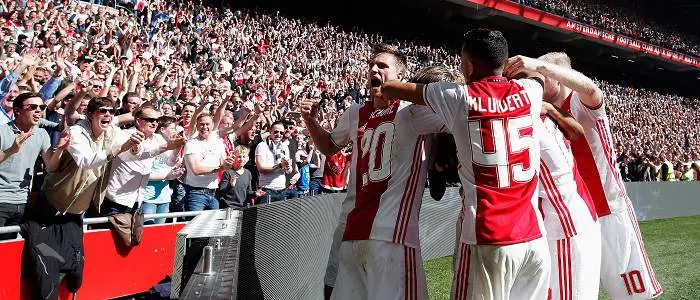 r football erdevisie ajax celebration