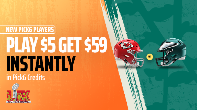 DK Pick6 Play $5 Get $59 Super Bowl