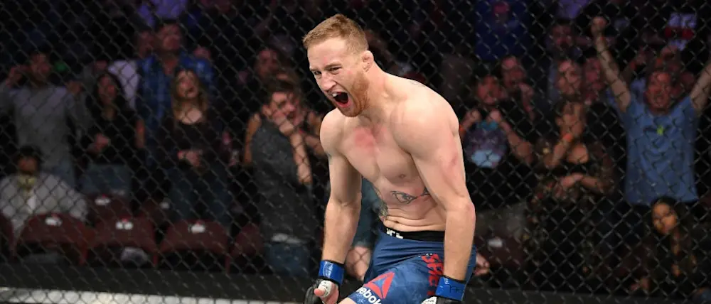 Justin Gaethje Celebration