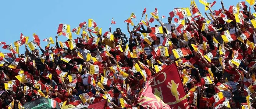 r football serieb benevento tifo