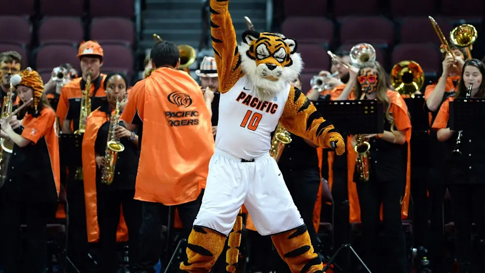 Pacific Tigers Basketball Mascot