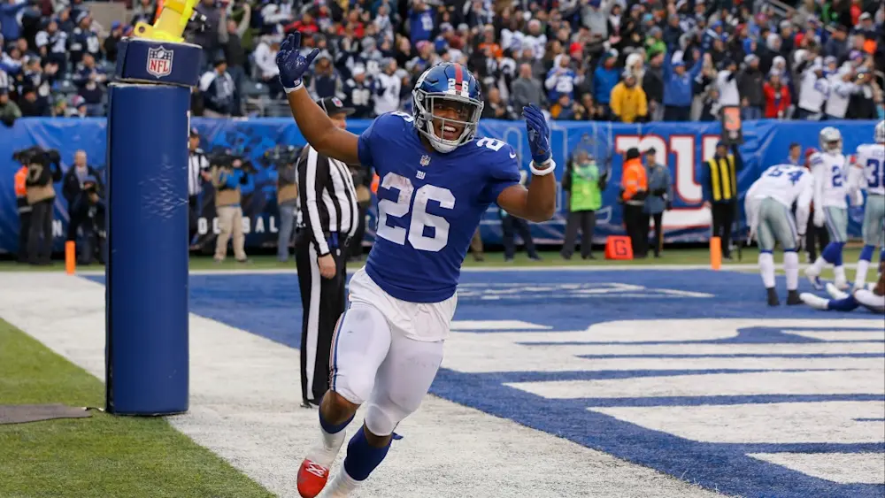 Saquon Barkley Giants TD Celebration