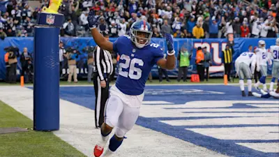 Saquon Barkley Giants TD Celebration