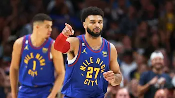 Jamal Murray Nuggets pointing
