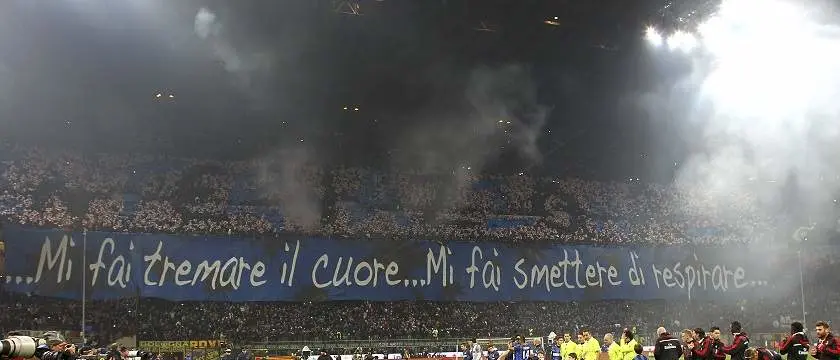 r football seriea derby intervsmilan tifosi