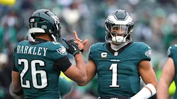 Saquon Barkley Jalen Hurts Eagles