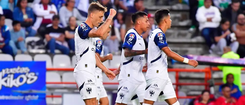 2024 football mexico ligamx monterrey canales celebration goal