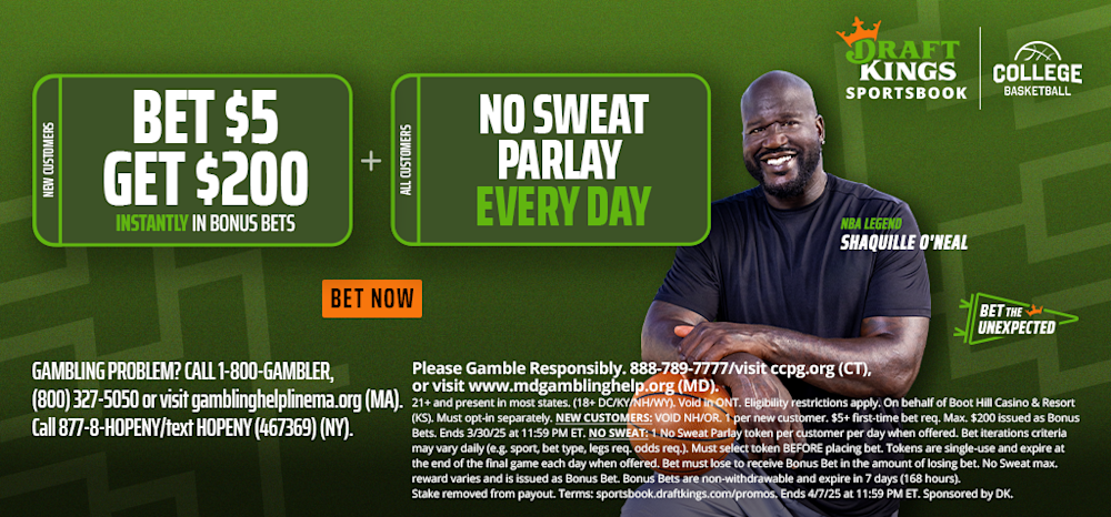 DraftKings Bet $5 Get $200 + NSP March Madness 2025