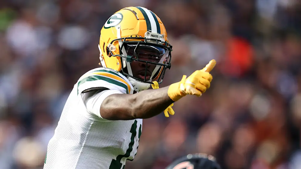 Jayden Reed Packers Thumbs Up 2024