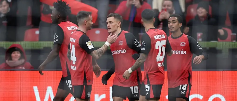 football 2024 germany bundesliga bayer leverkusen wirtz goal celebration