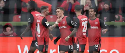 football 2024 germany bundesliga bayer leverkusen wirtz goal celebration