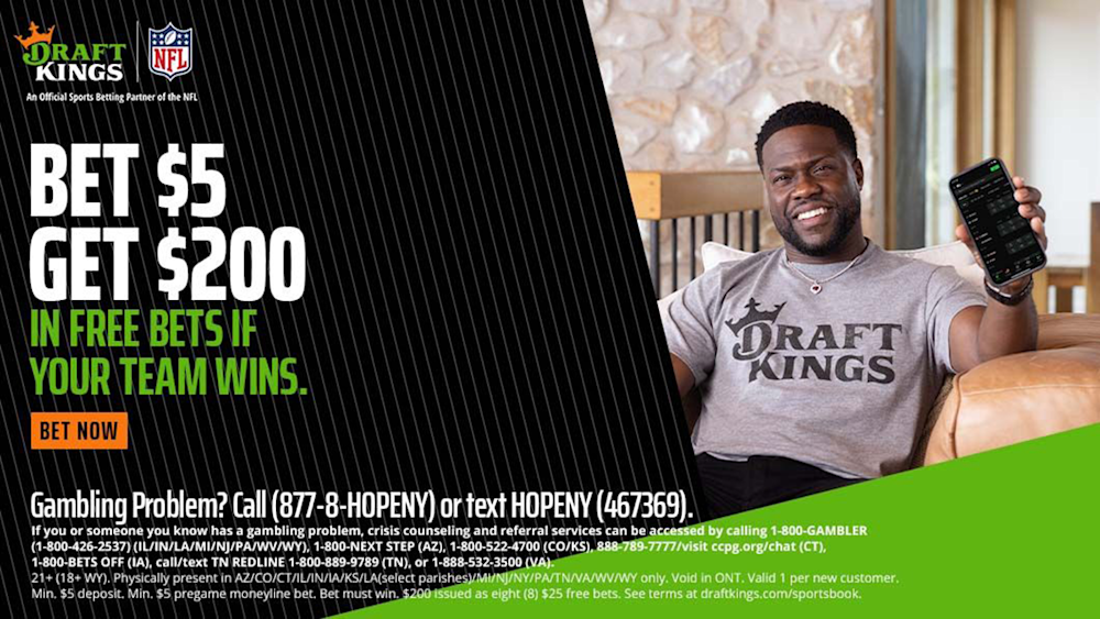 DraftKings Bet $5, Win $200 Moneyline NEW