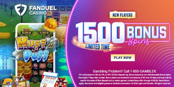 FanDuel Casino Promo Code: 1,500 Free Spins