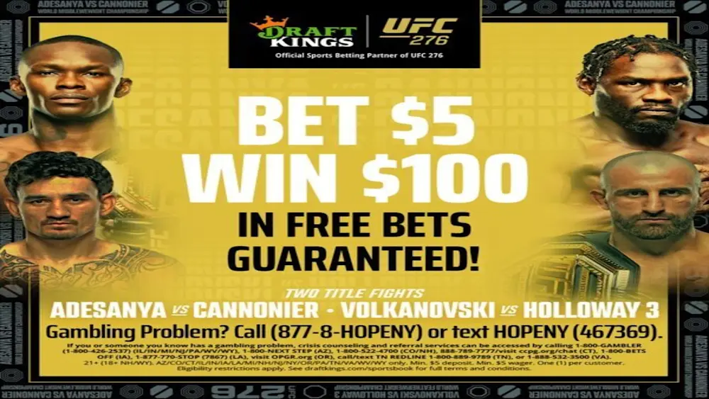 DraftKings UFC 276 Creative 3