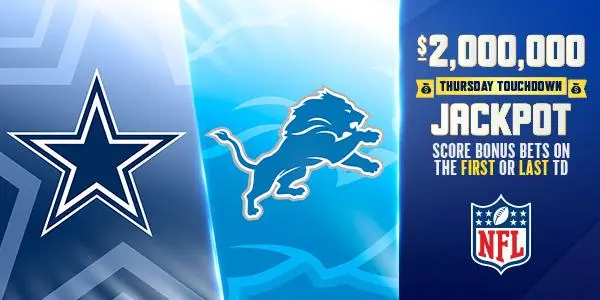 FanDuel Touchdown Jackpot Cowboys vs Lions