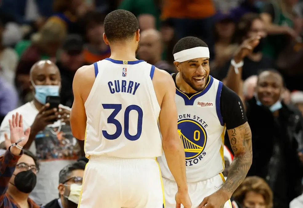 Golden State Warriors Gary Payton II, Steph Curry