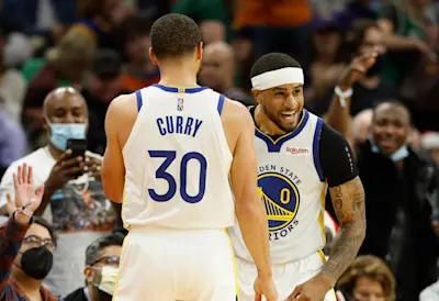 Golden State Warriors Gary Payton II, Steph Curry