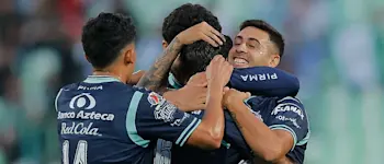 football 2025 mexico liga mx puebla goal celebration