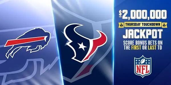 Bills vs Texans $2 million touchdown jackpot