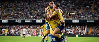 football 2024 spain liga ea sport las palmas mestalla goal celebration
