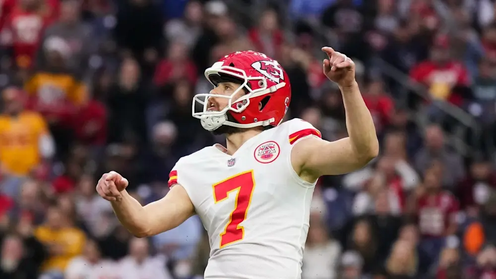 Kansas City Chiefs Harrison Butker Kick
