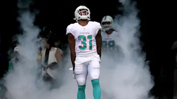 Raheem Mostert Dolphins Out of the Tunnel