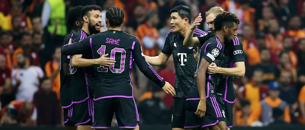 football 2023 champions league bayern munich away celebration