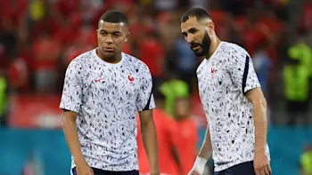 France Football Kylian Mbappe, Karim Benzema