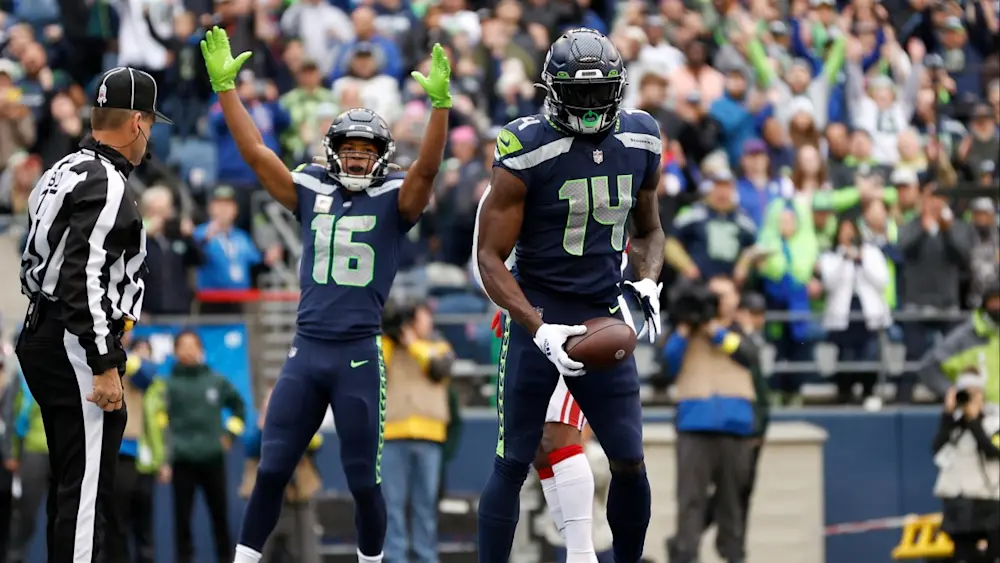 DK Metcalf & Tyler Lockett Seahawks TD