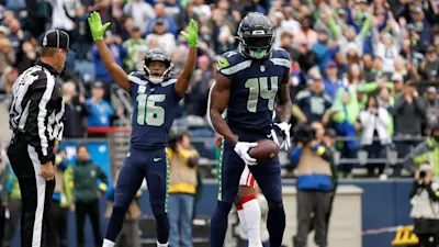 DK Metcalf & Tyler Lockett Seahawks TD