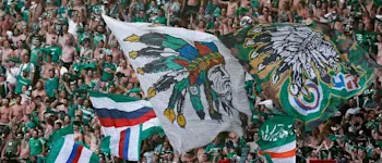 r football europ league rapid vienna fans