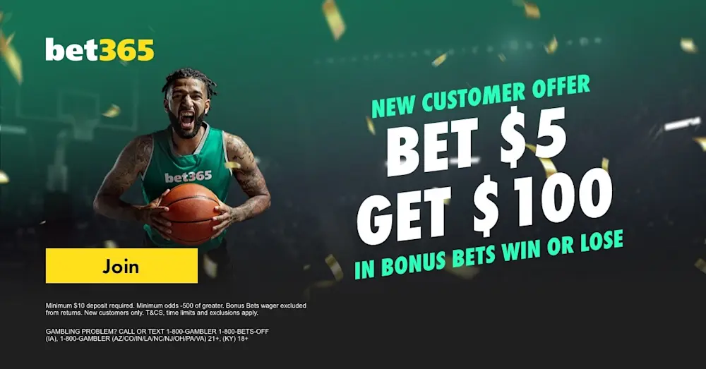 bet365 $5 Get $100 February 2025