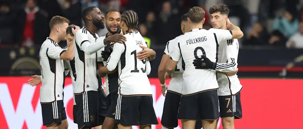 football 2023 germany players celebration