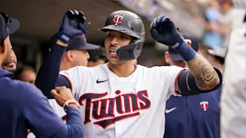 Carlos Correa Twins dugout