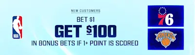 FanDuel 76ers vs Knicks Promo Code