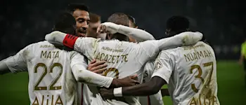 football 2024 ligue 1 olympique lyon celebration