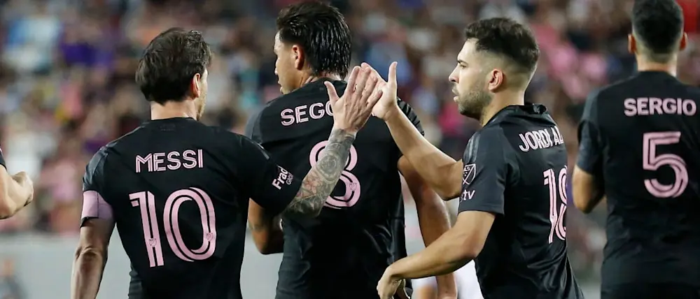 football 2025 eeuu mls inter miami messi jordi alba goal celebration