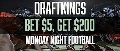 DraftKings monday night football b5, get 200